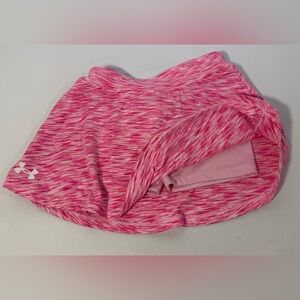 Under Armour Skort Girls Size 5 Heathered Pink Skirt Shorts Athletic Active